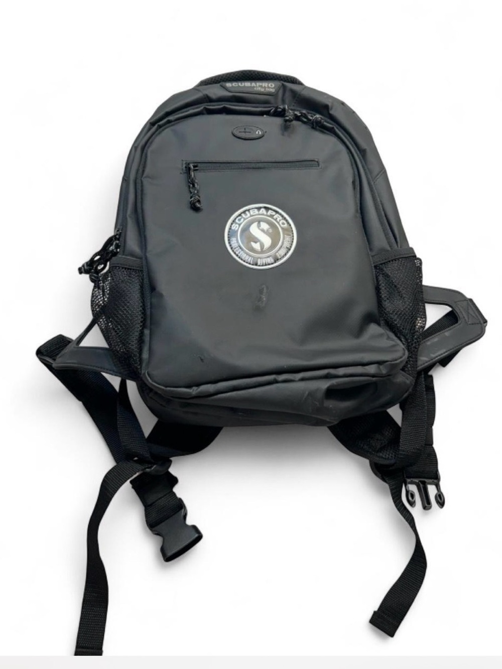 Urban Outfitters Black Men's Backpack with Front Patch